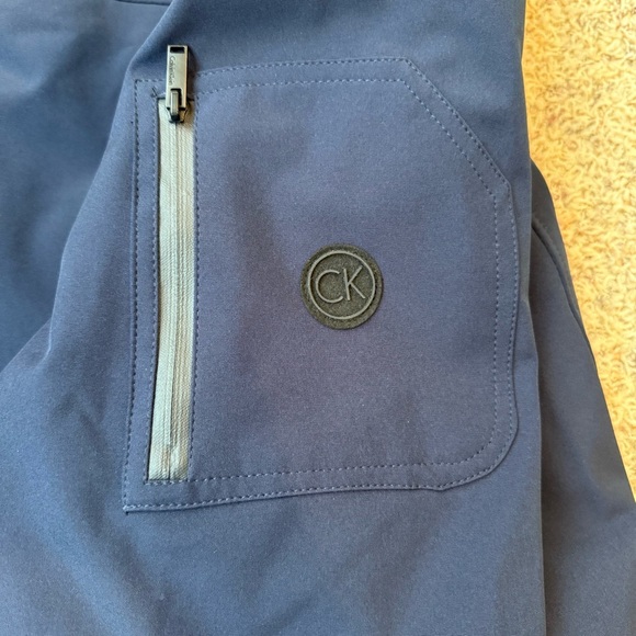 Mens Calvin Klein Winter Coat Snow Hooded  Faux Sherpa Lined Jacket XXL Navy - Picture 8 of 15